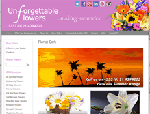 Tablet Screenshot of floristcork.com